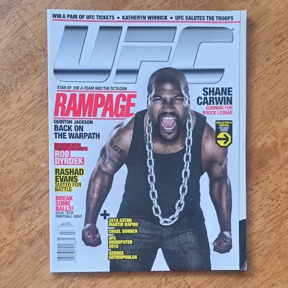 UFC Magazine Featuring Rampage Jackson June/July 2010